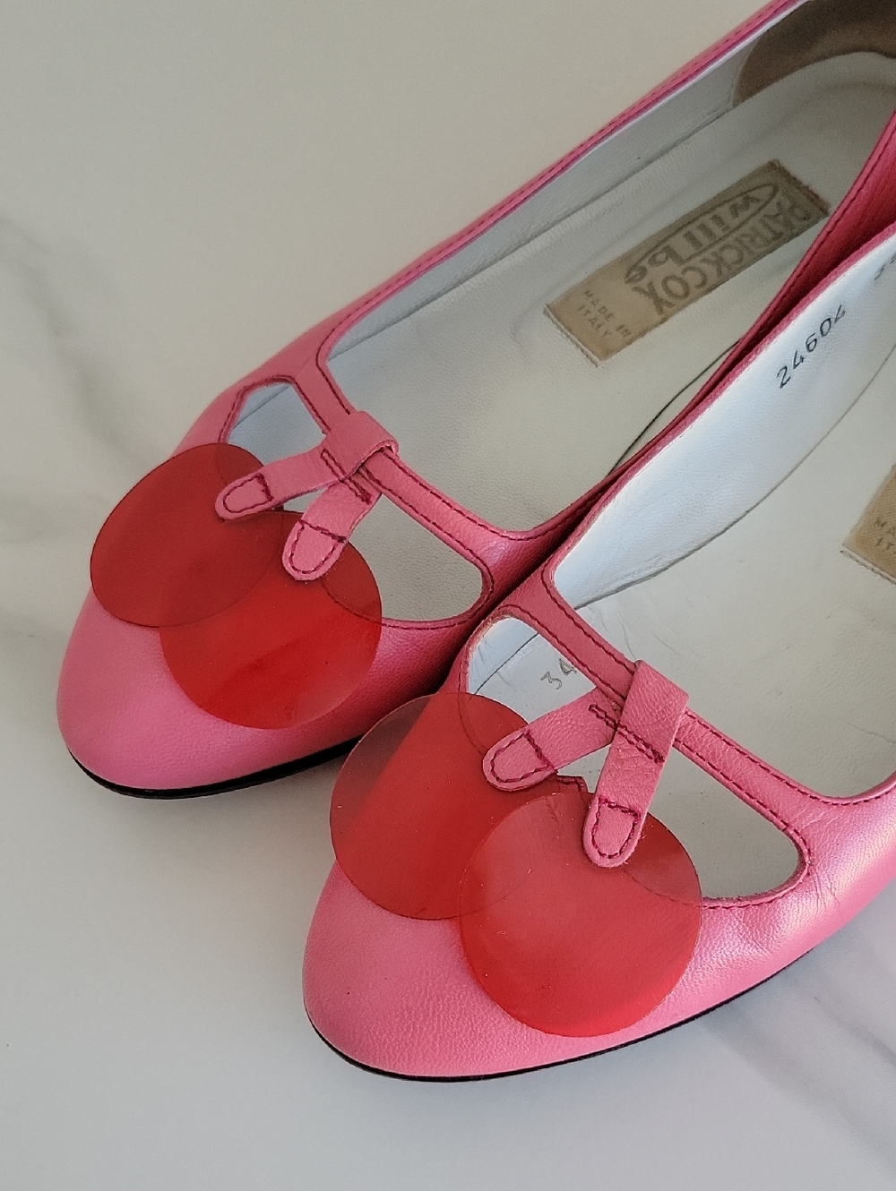 Patrick Cox Pink Leather Flats - Picture 10 of 15
